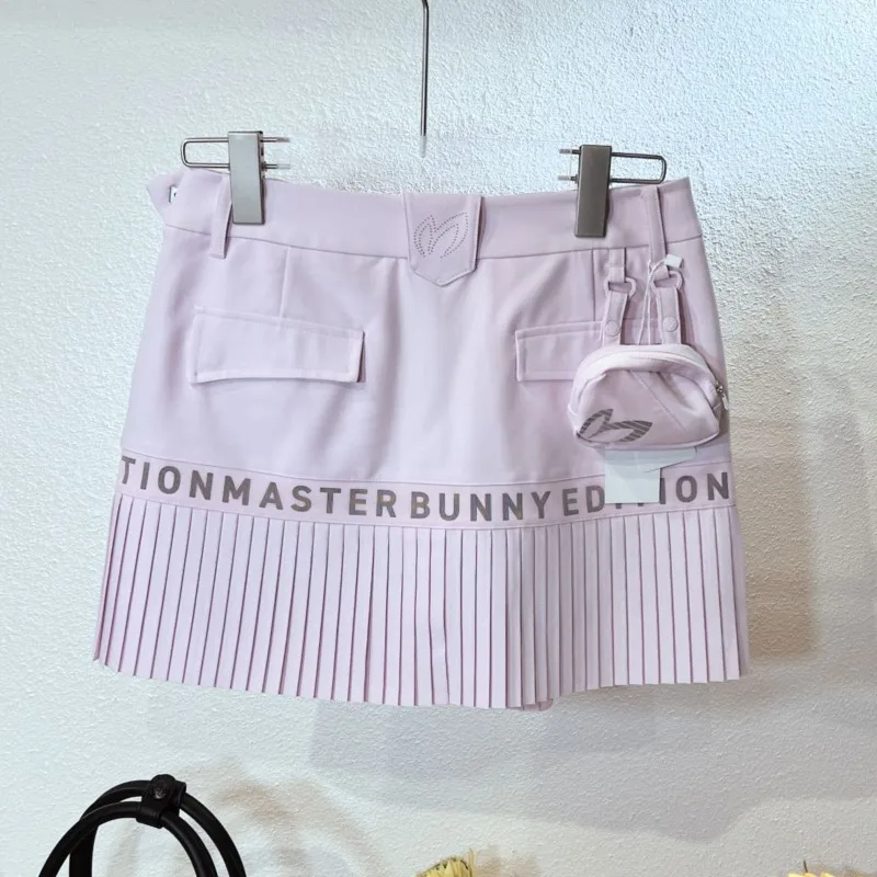 Golf Women's Skirt Sports Tennis Shorts with Small Ball Bag