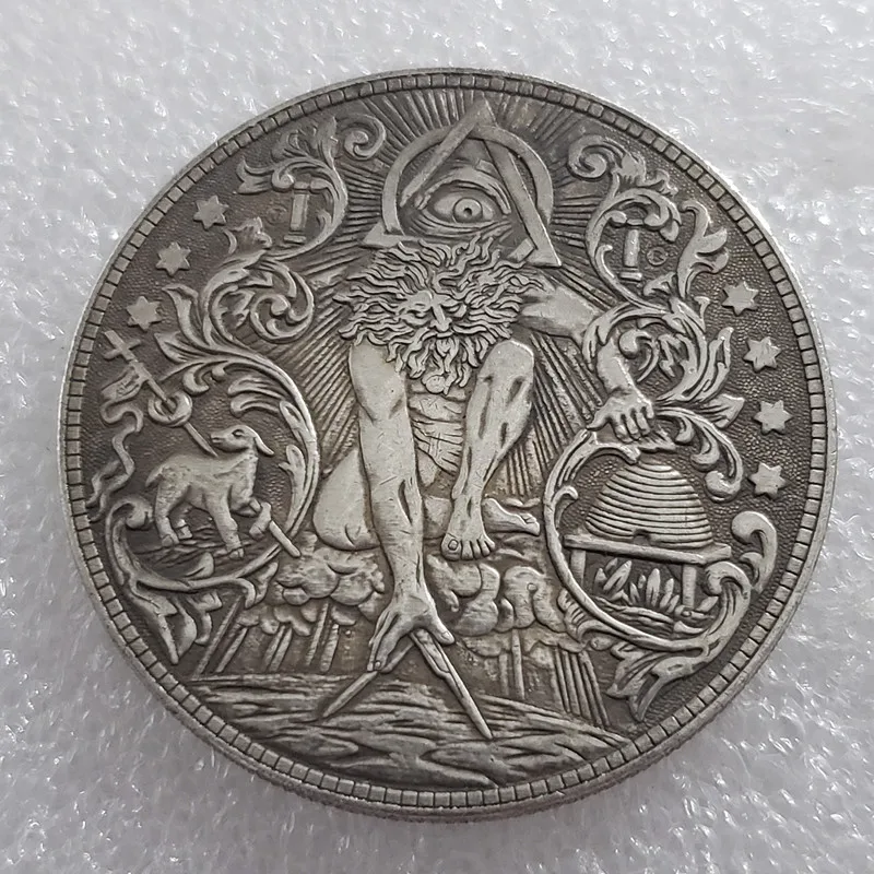 

American Morgan Hobo Coin Coin God's Eye Commemorative Collectible Coin Challenge Coin Gift