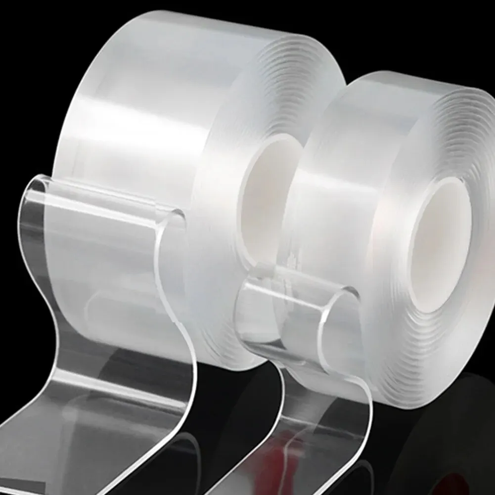 Нано-лента Двусторонняя Прозрачная Клейкая Лента Многоразовая