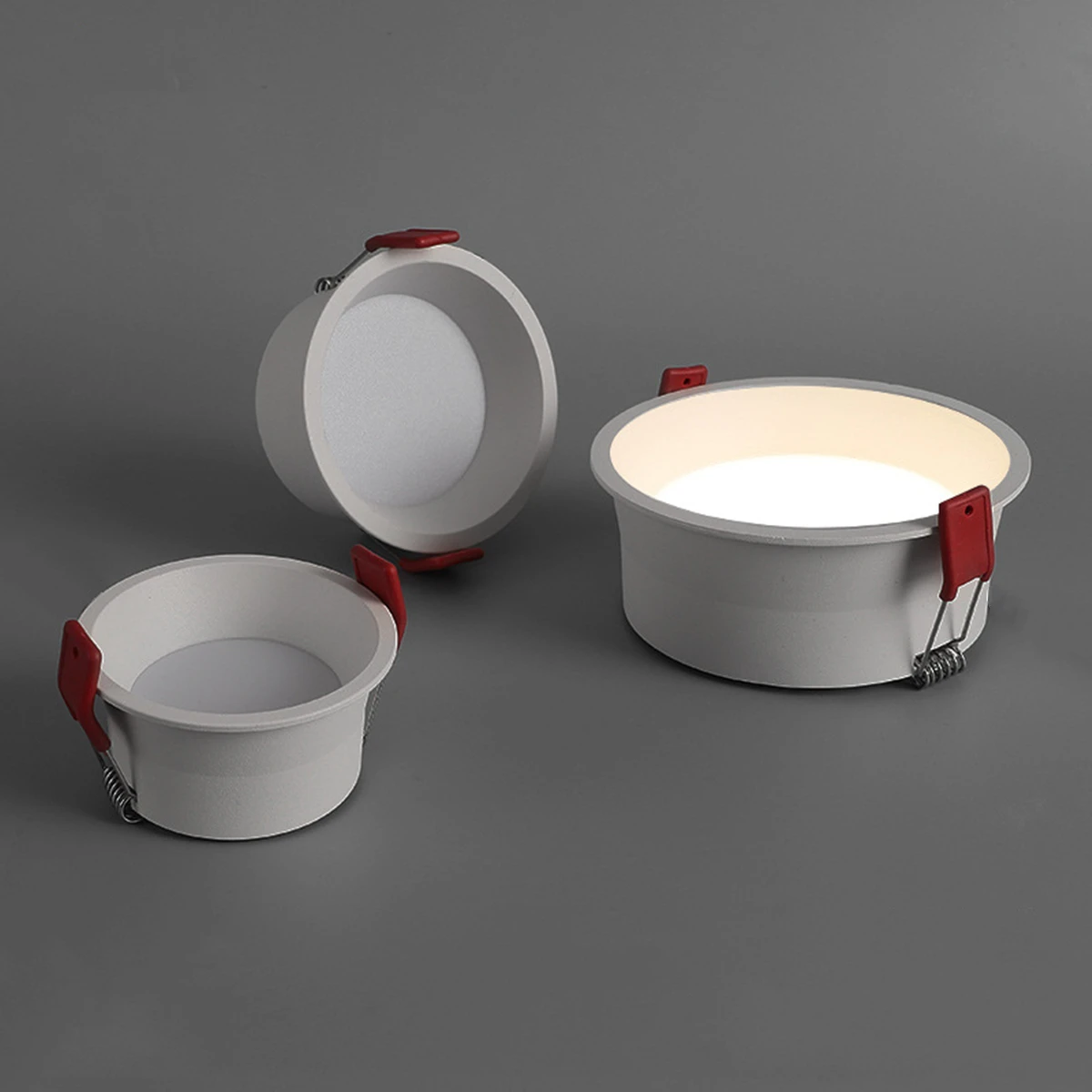 Встраиваемый светильник освесветильник антибликовый черный/белый свет 110-220 В