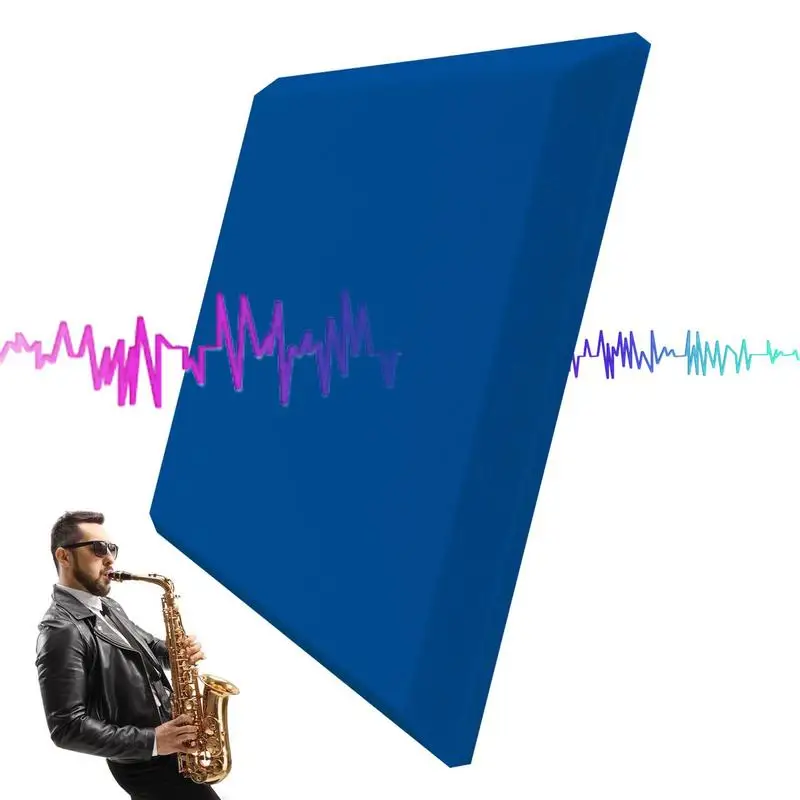 

Acoustic Sound Foam Panels Color Advanced Acoustics Soundproofing Mat Colorful 50*50*5cm Sound Absorbing High Density Foam For