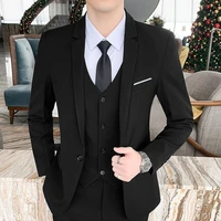 mens wedding suit fashion mens slim solid color business office suit sets large size men blazer