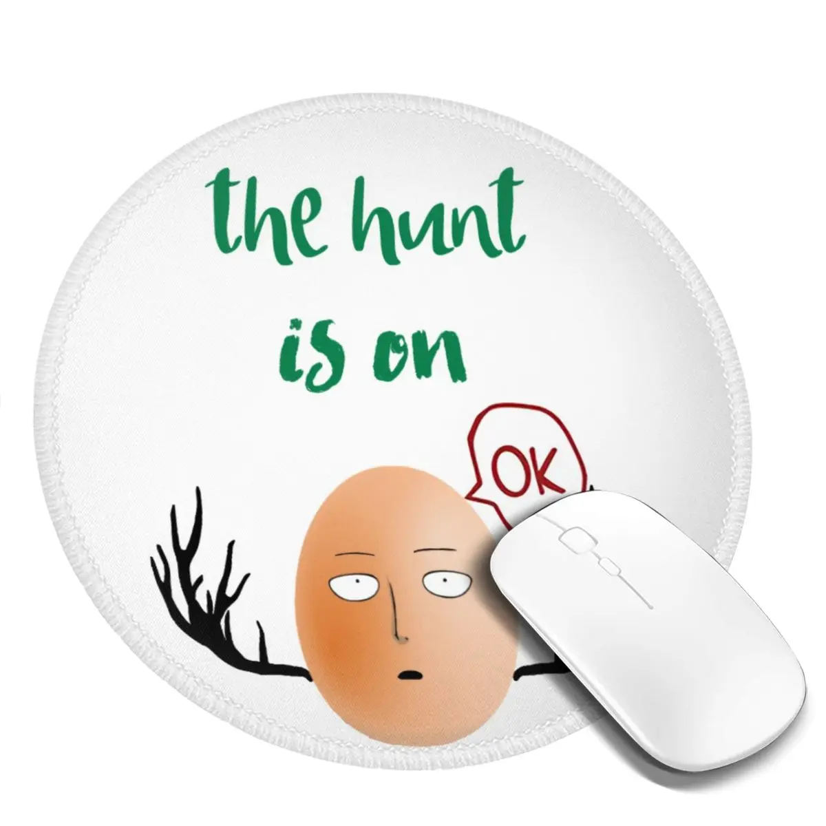 Коврик для мыши Easter Egg Hunt Is On резиновый коврик One Punch Man милый Противоскользящий