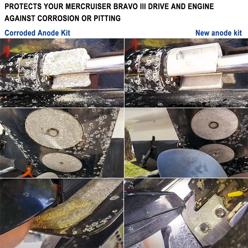 Рисунок 2 - Набор алюминиевых анодов для замены