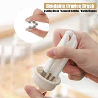 multifunctional bendable cup cleaning brush keyboard cleaning brush groove crevice brush household soft hair cleaning tool