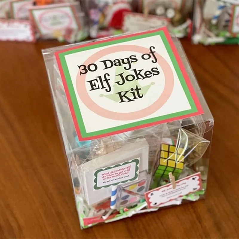 

2023 Elf Kit 24 Days of Christmas New Fun Elf Activities Elf Props The Elf on The Shelf Christmas Elf Kit Christmas Kids Gifts