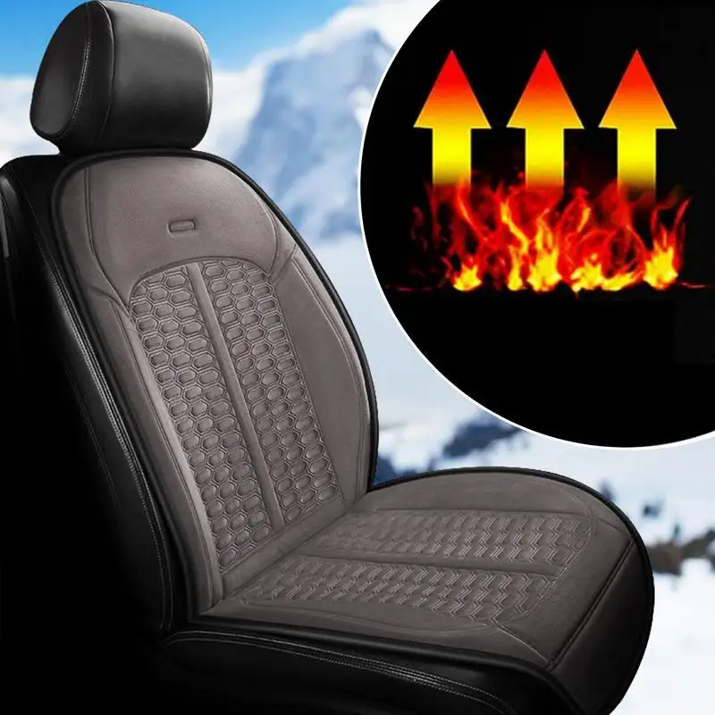 

Подушка на сиденье автомобиля с подогревом, 12 В, фланелевая/Тканевая, подогреватель на сиденье автомобиля, зимний обогреватель, Подогрев сиденья, автомобильные аксессуары, набор универсальных нагревательных подушек