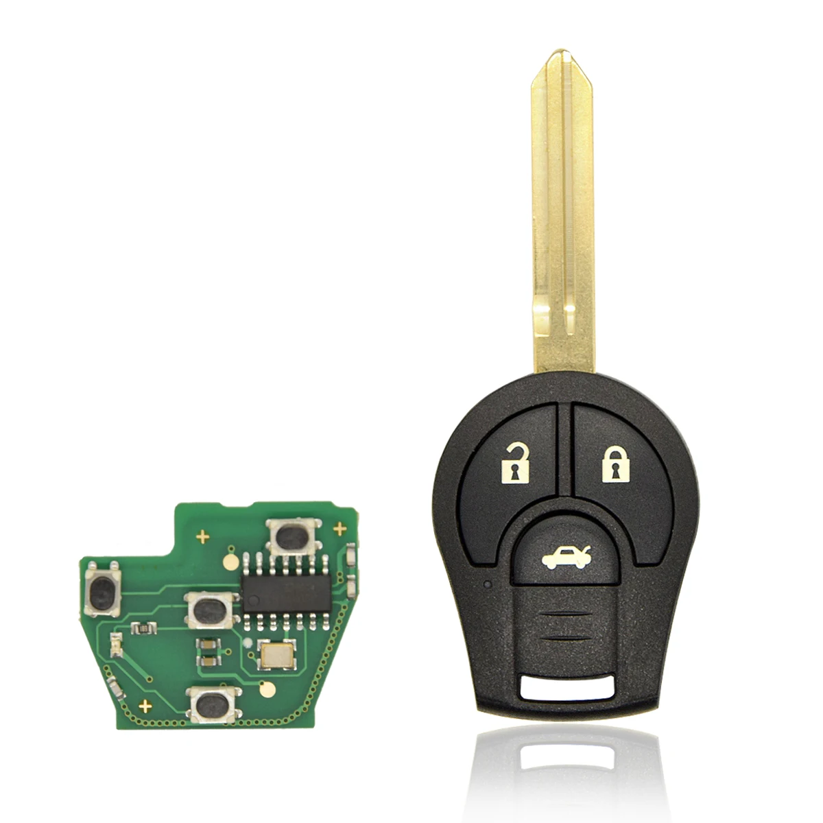 

Лучший ключ 2/3/4 кнопки дистанционный Автомобильный ключ 315/433 МГц ID46 для Nissan Qashqai солнечное сильфи Tiida March Cube S SL Rogue CWTWB1U751/761