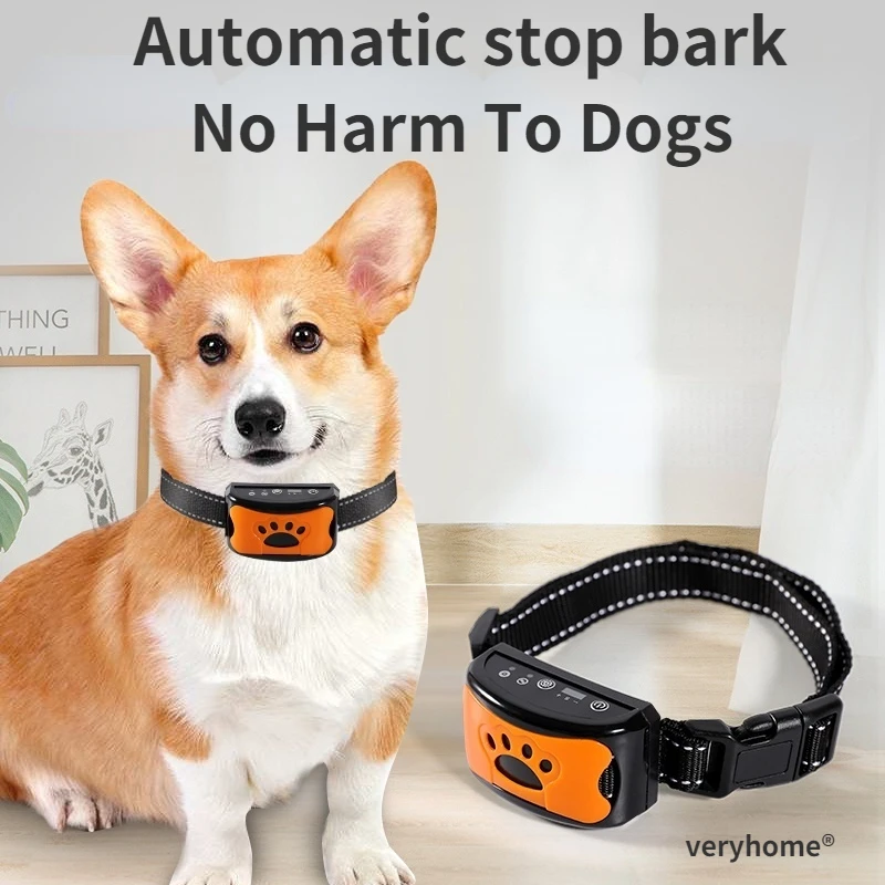 Pet Dog Anti Barking Device USB Electric Ultrasonic Dogs Training Collar Stop Vibration Bark Dropship | Дом и сад