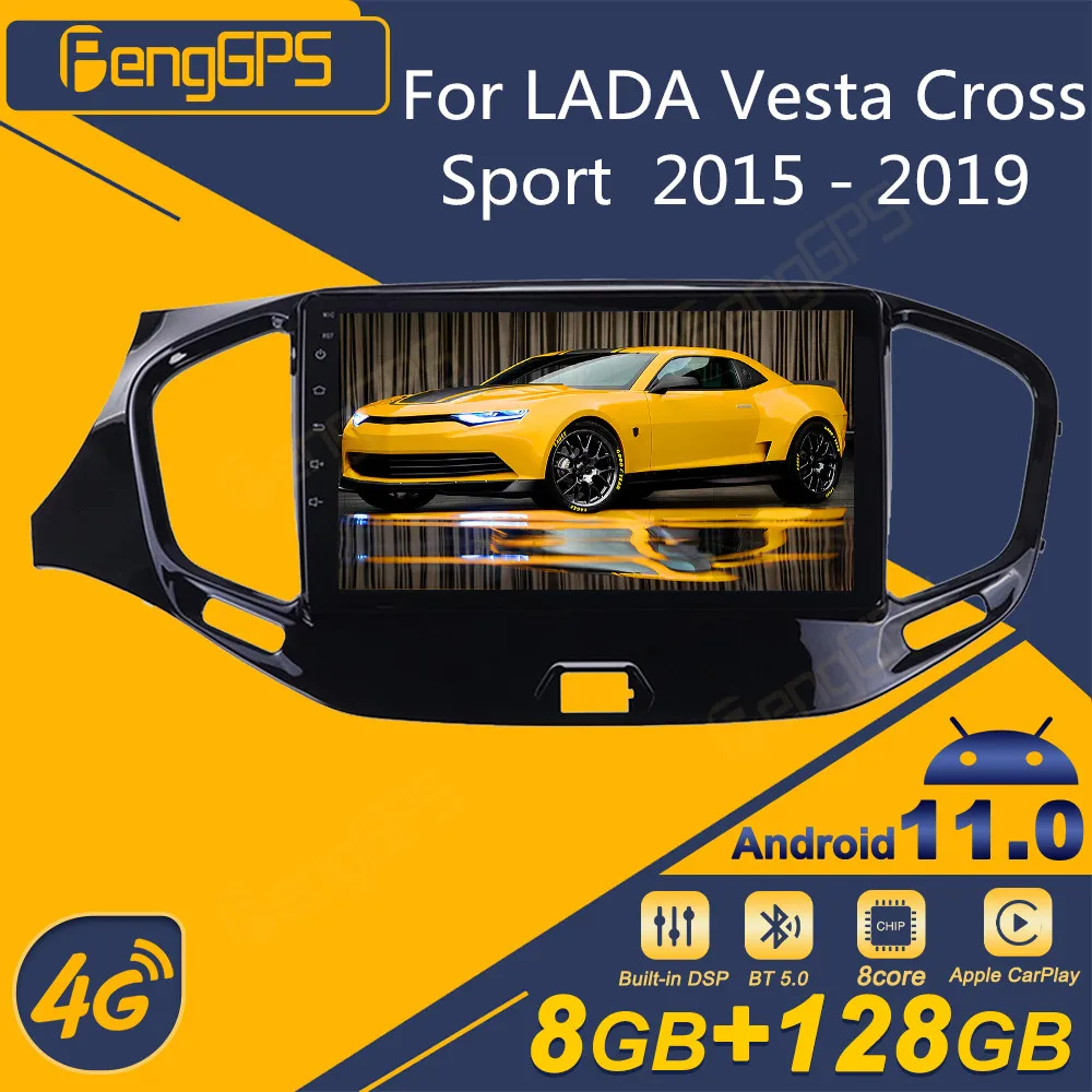 

For LADA Vesta Cross Sport 2015 - 2019 Android Car Radio 2Din Stereo Receiver Autoradio Multimedia Player GPS Navi Head Unit