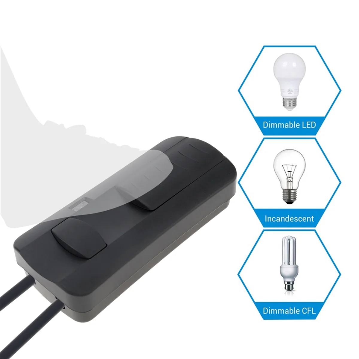 220 В ножной диммер светодиодный полнодиапазонный встроенный ползунковый