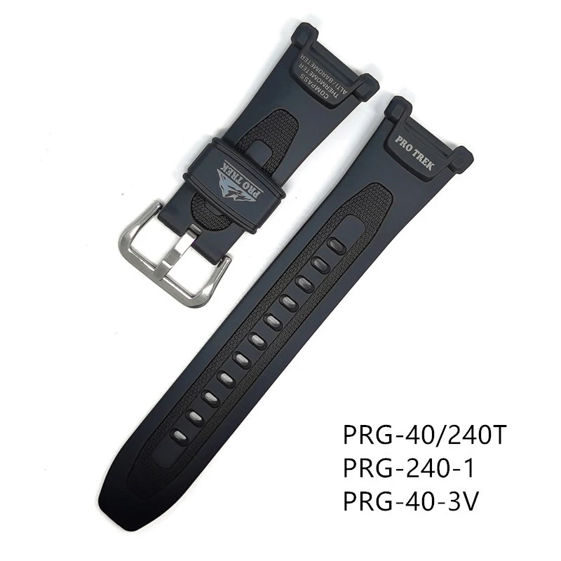Полимерный спортивный ремешок для Casio G shock PRG-40T PRG-240T мужской водонепроницаемый