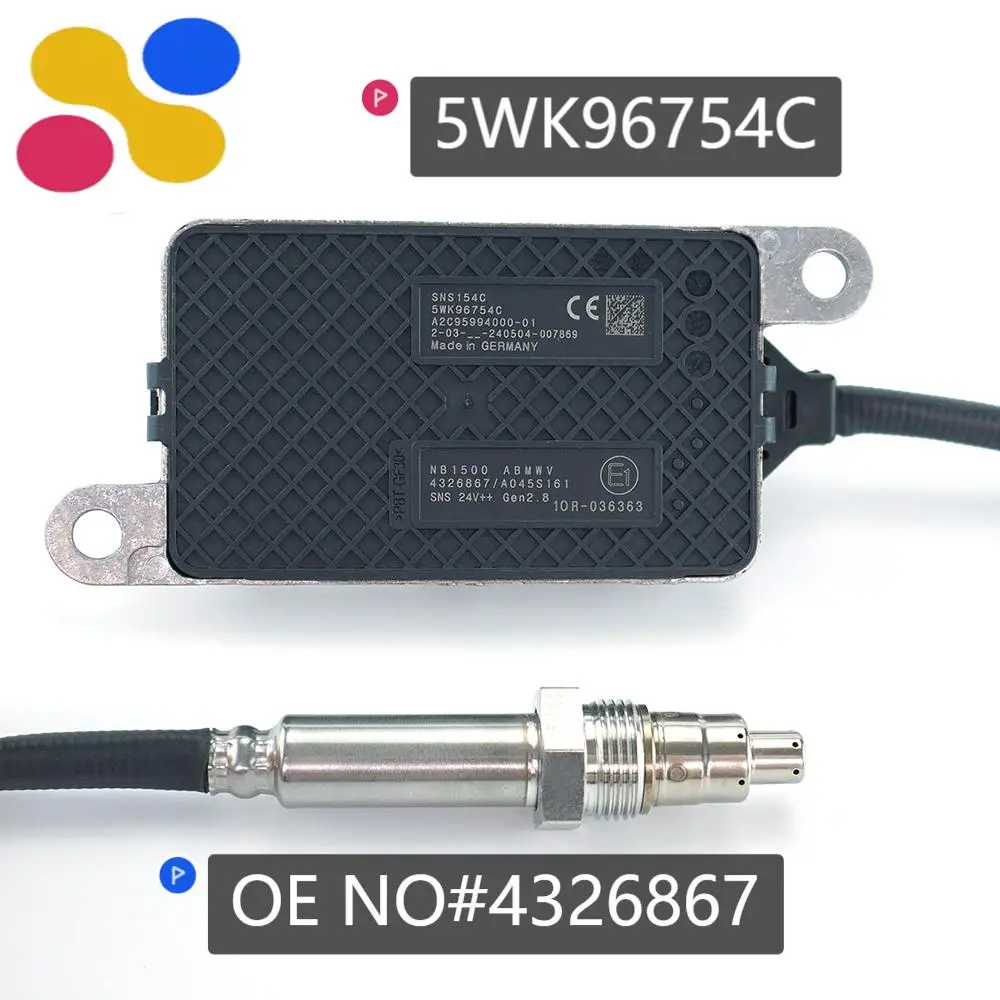 4326867 Оригинальный 5WK96754B sensore di ossigeno azoto NOX originale с pezzi ricambio per camion motore CUMMINS
