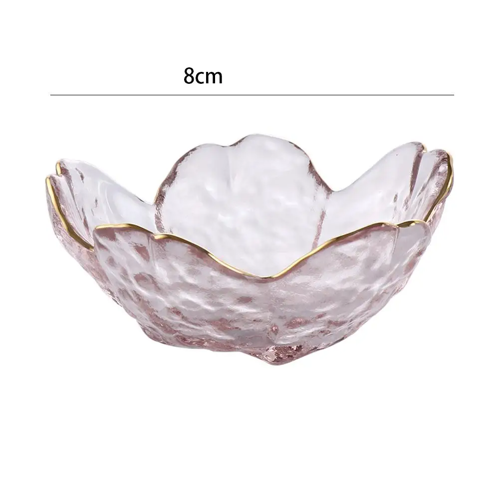 Скандинавский стиль японская золотая инкрустация стеклянное блюдо для