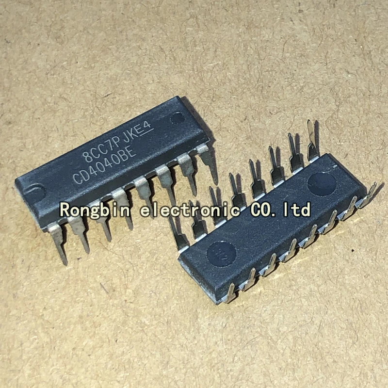 

10PCS NEW CD4040BE DIP-16 binary counter/logic chip CD4040