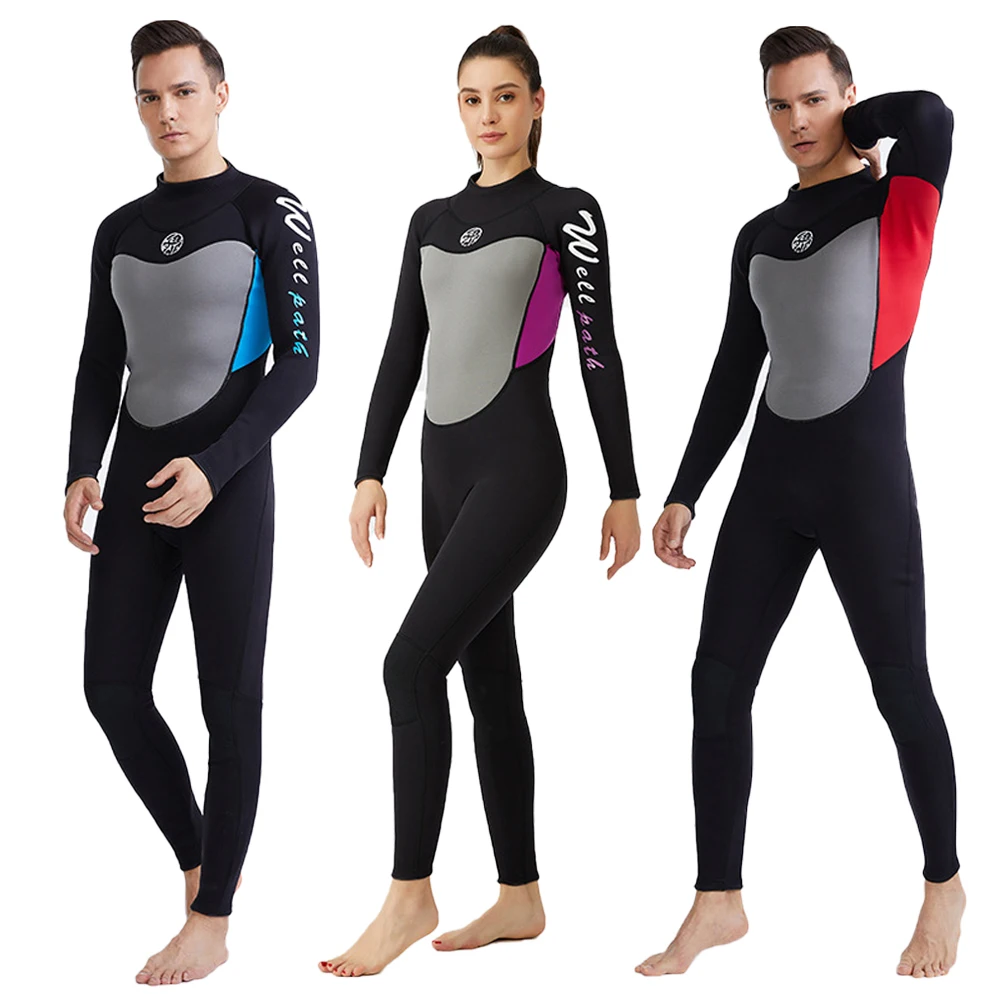 

3MM Neoprene Wetsuit Men Underwater Fishing Kitesurf Hunting Windsurf Snorkeling Surf Clothes Spearfishing Scuba Diving Suit