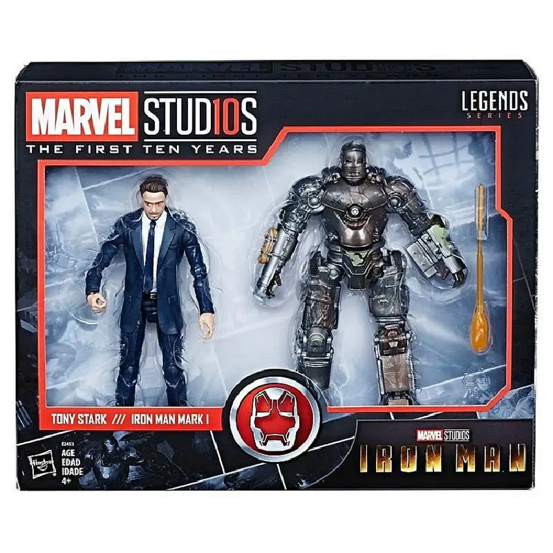 

Disney The Avengers Iron Man Action Figure Toys MK1 Figurine Tony Stark Movable Model Super Hero Desktop Ornaments Gift for Boy