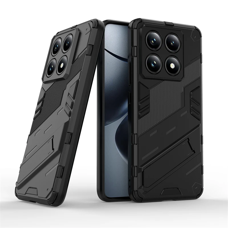Противоударный чехол для телефона Xiaomi 14T Pro держатель броня полное покрытие