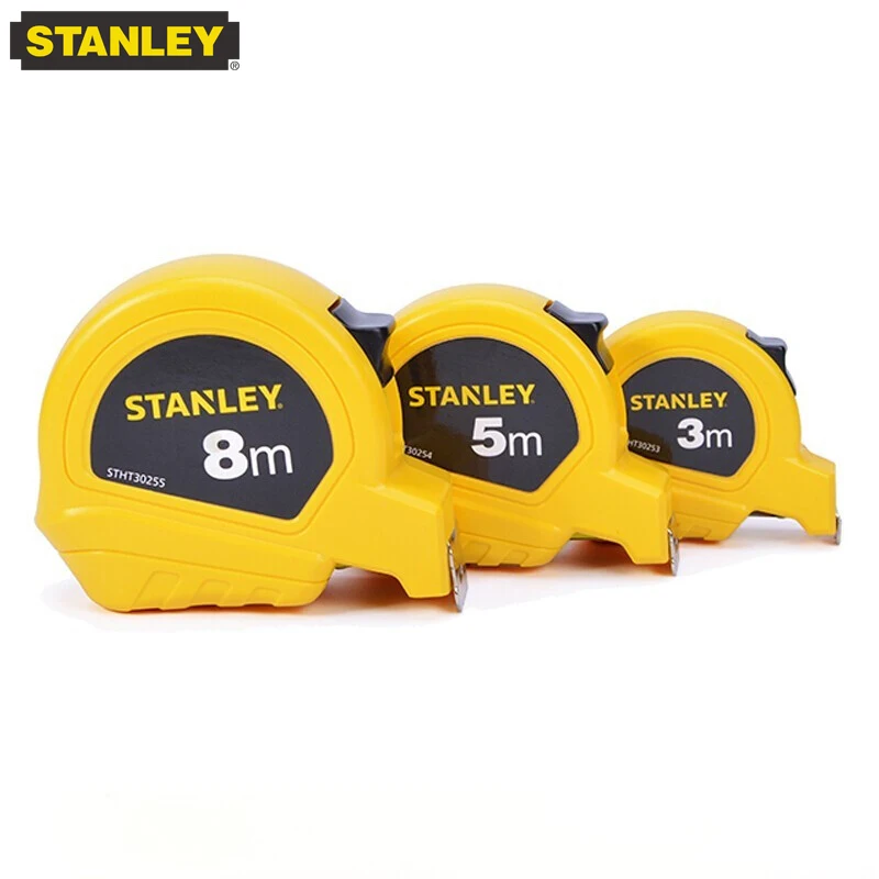 Easy To Set 3m 5m 8m Box Ruler Woodworking High-precision Measurement Steel Tape Ruler