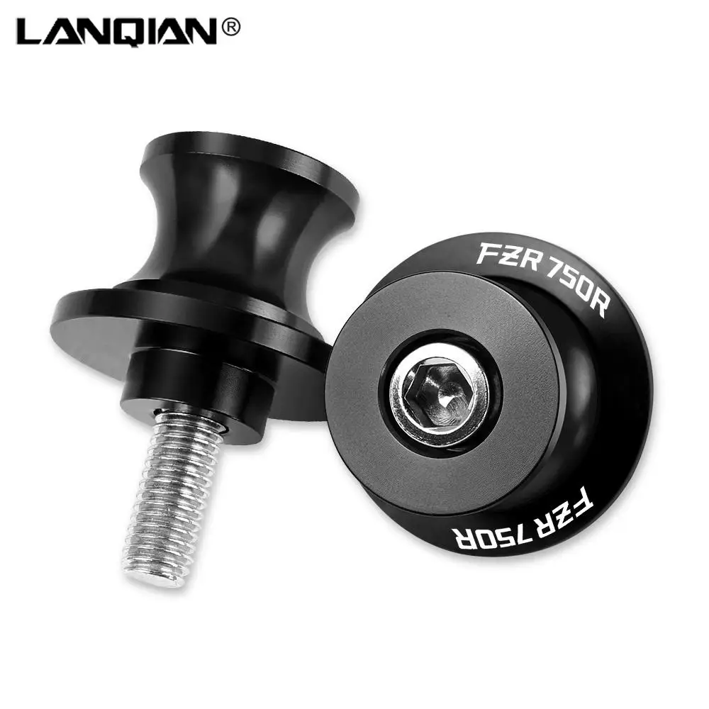 

6MM Motorcycle CNC Swingarm Spools Stand Screws Slider FOR YAMAHA FZR750R FZR750RGENESIS FZR1000 FZR1000GENESIS 1987-1998 1997