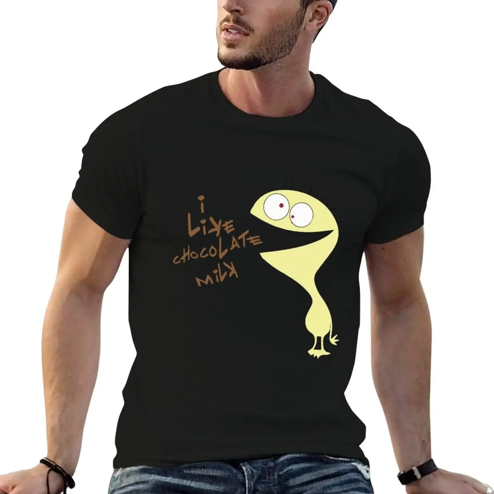 Футболка I Like Chocolate Milk 2763 одежда в стиле аниме синяя архая возвышенная мужская
