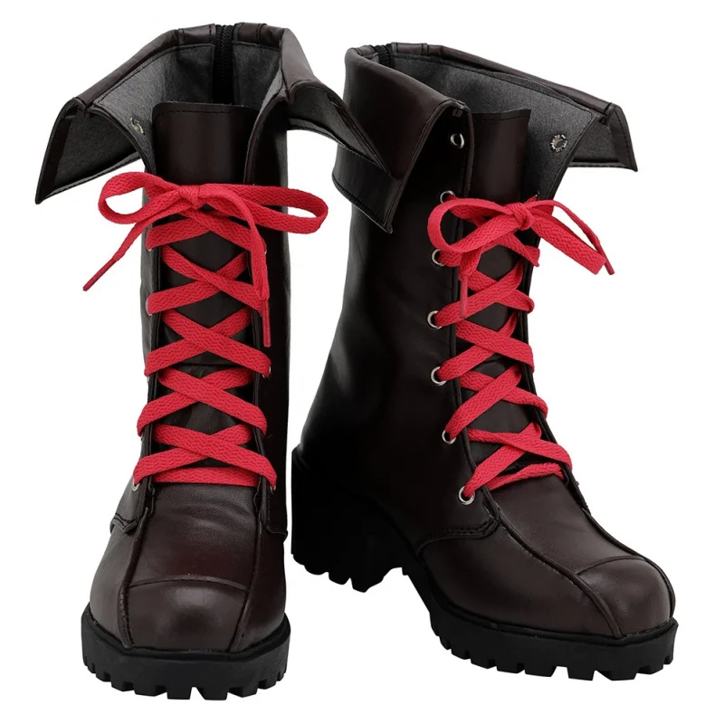 

LoL Arcane Jinx Cosplay Shoes Boots Halloween Costumes Accessory Custom Made