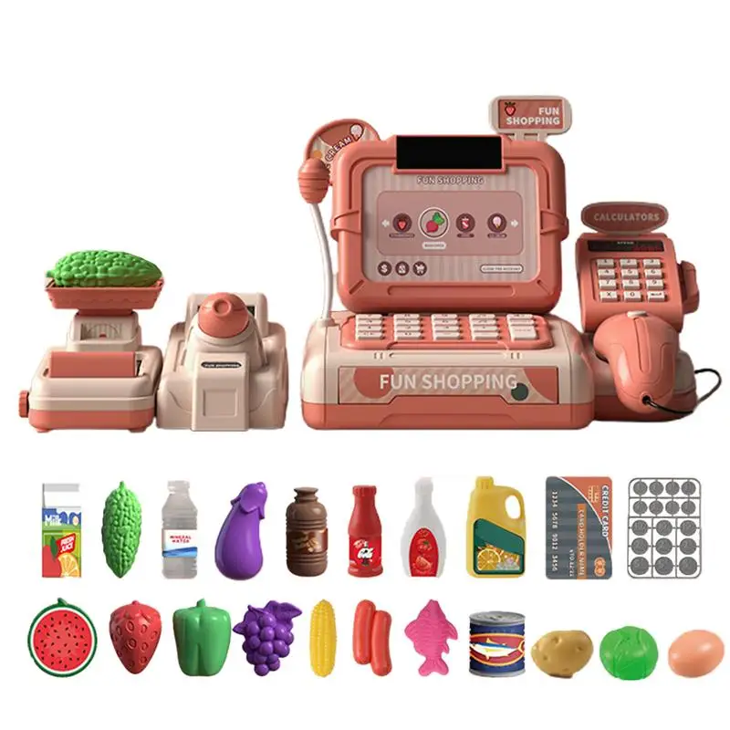 Детский кассовый аппарат ролевой ролевые игры расчетные Детские аксессуары для