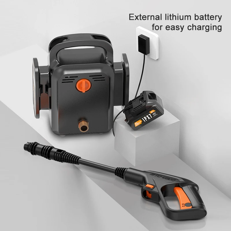 350 Вт 80 бар 30000 мАч мойка высокого давления автомобильный пистолет-распылитель