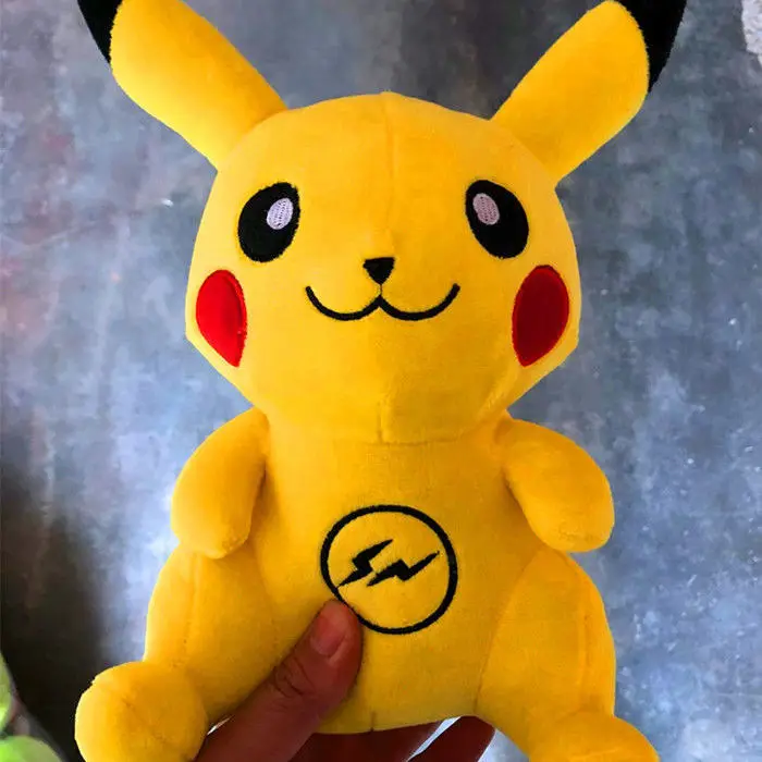 Pokemon X Fragment 30CM Anime Character Dark Pikachu Doll Kawaii Pop Doll Black Pikachu Pillow Birthday Gift Female images - 6