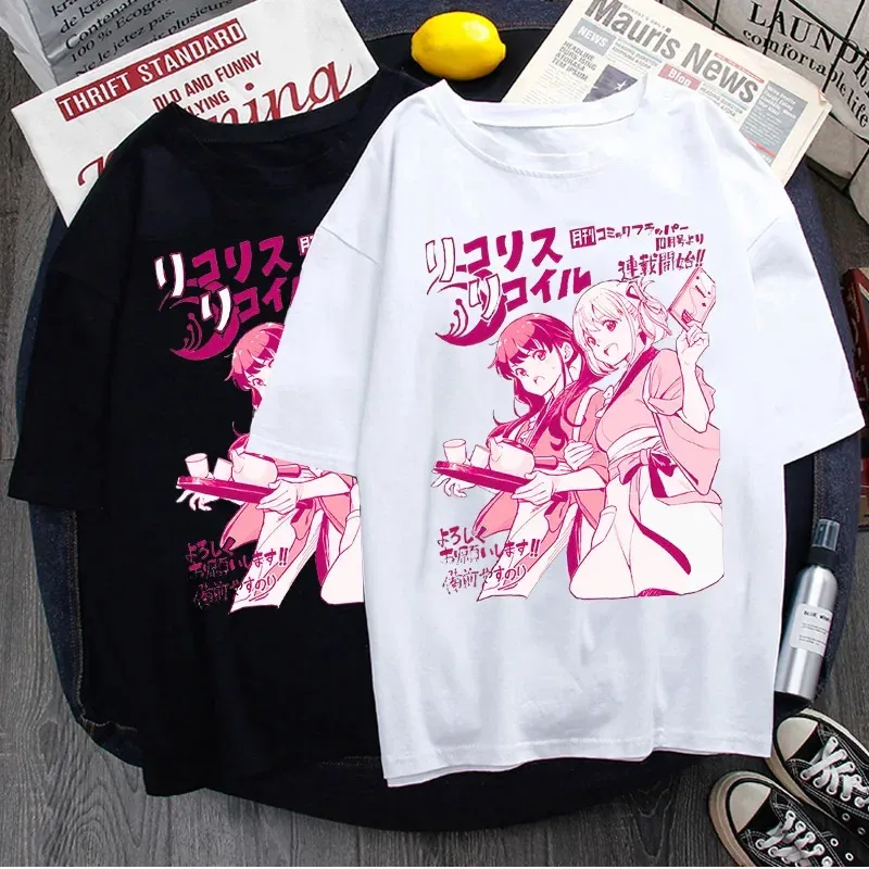 Футболка женская с коротким рукавом милый топ в японском стиле аниме отдачей
