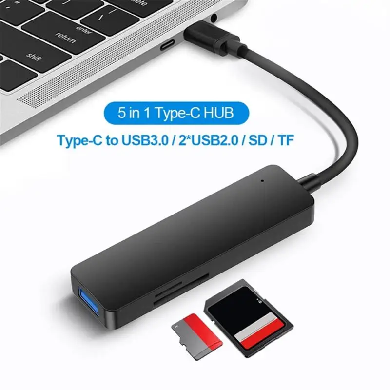 

USB-концентратор с 5 портами USB Type-C, 3,0 дюйма, OTG