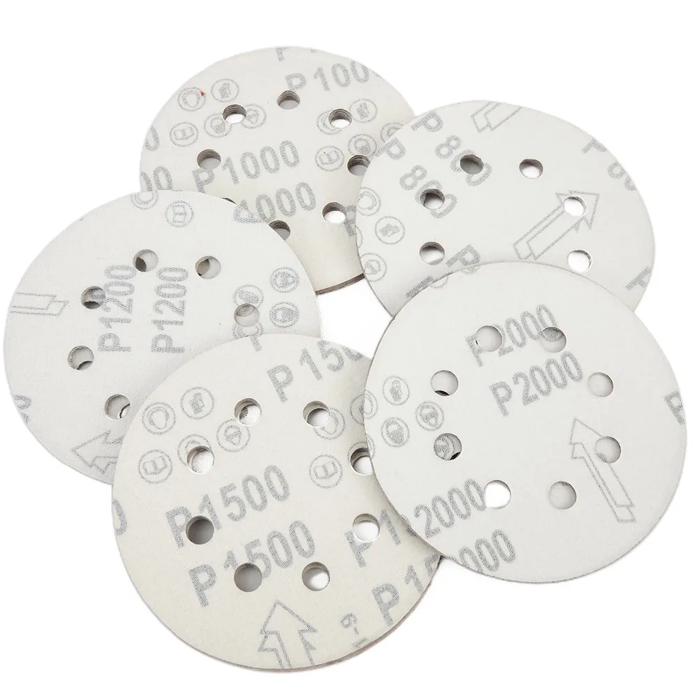

Parts Sandpaper Universal 30 Piece Equipments Hand Tool 30pcs 5inch 800-2000Grit Kit Orbital Hook Loop Durable