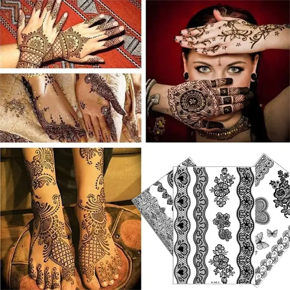 

Художественные травяные Цветные татуировки на палец, наклейки, искусственные татуировки, Временные татуировки, наклейки на тело