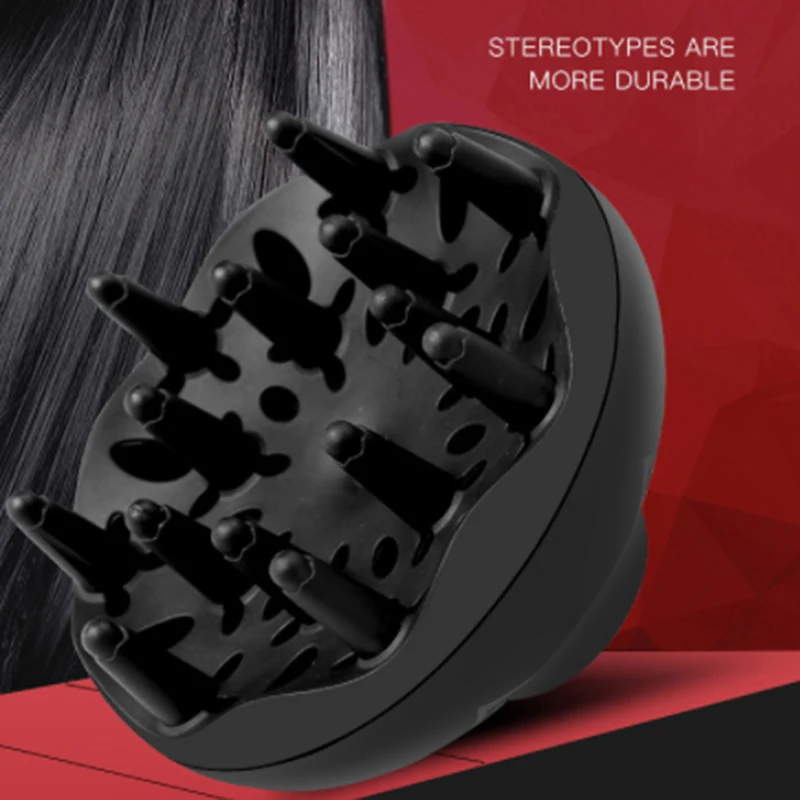1PCS Hair Diffuser Professional Styling Curl Dryer Universal Hairdressing Blower Salon Curly Tool Black