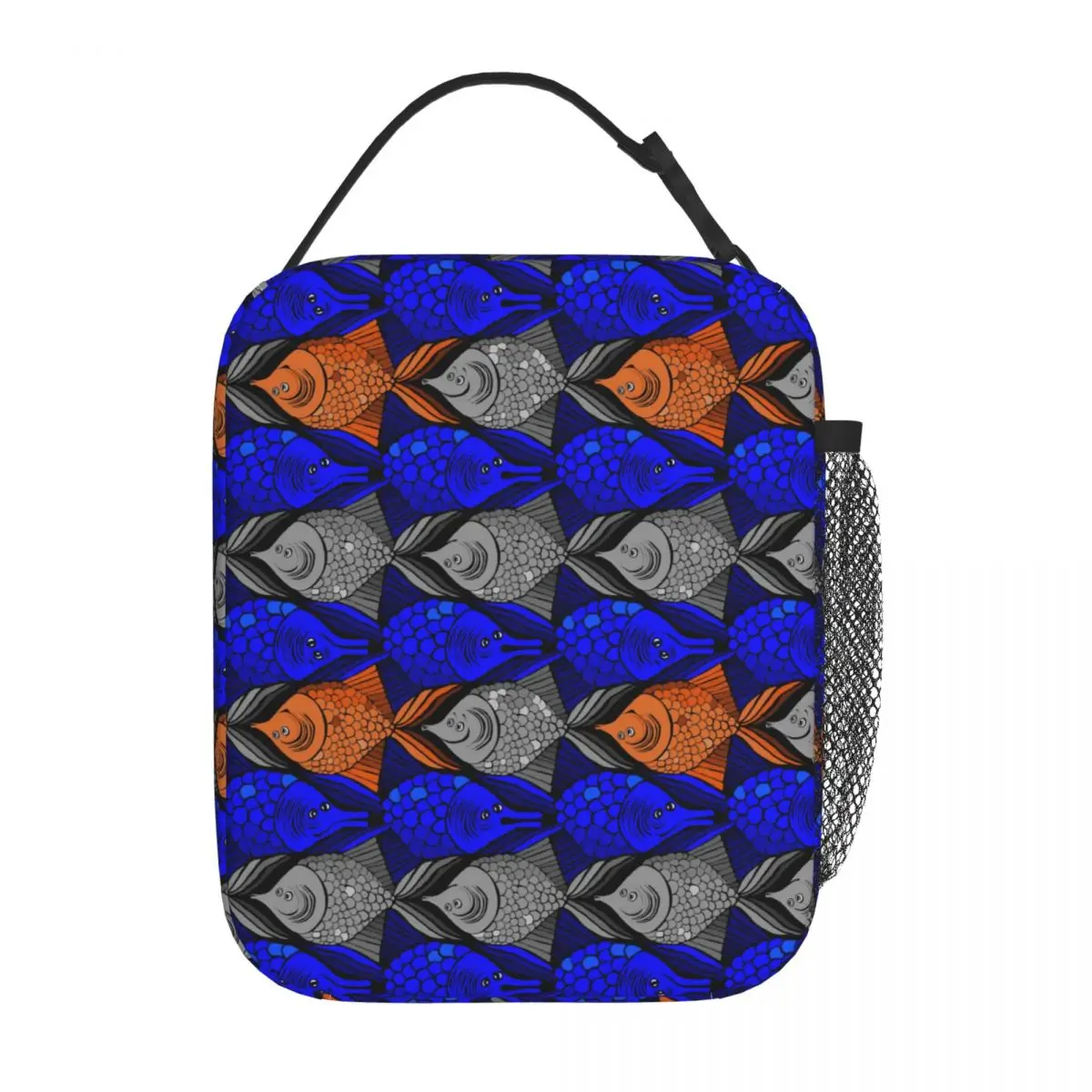 

Insulated Lunch Boxes Escher Fish EscherFish Merch Storage Food Box Y2K Cooler Thermal Bento Box For Office