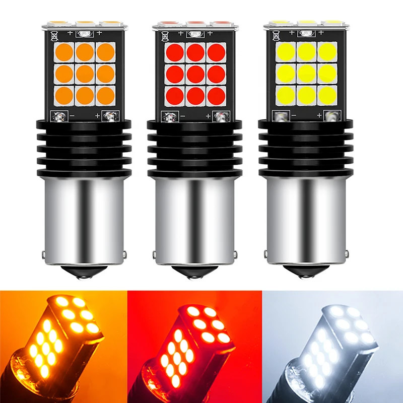 

1PC 1156 BA15s P21W 1157 BAY15D P21/5W T20 W21W 7440 W21/5W 7443 T15 W16W LED Car Brake Lamp Turn Signal Bulb Auto Reverse Light