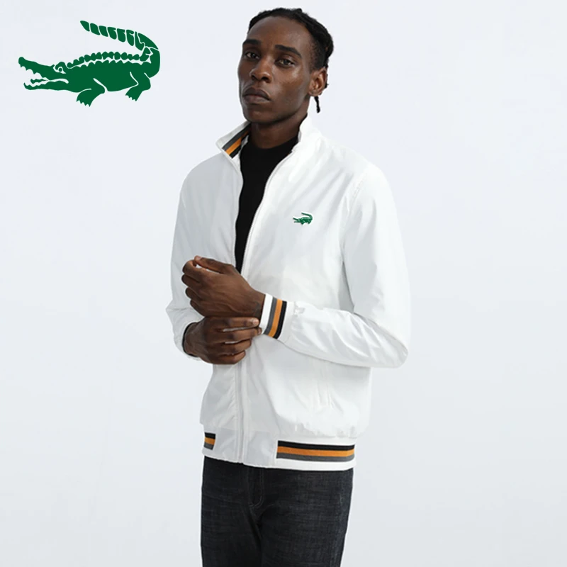 2023 Autumn Winter New Men's Jacket Suit Casual Suit Splicing Trousers Bomber Stand Collar Jacket High Quality Jacket Suit