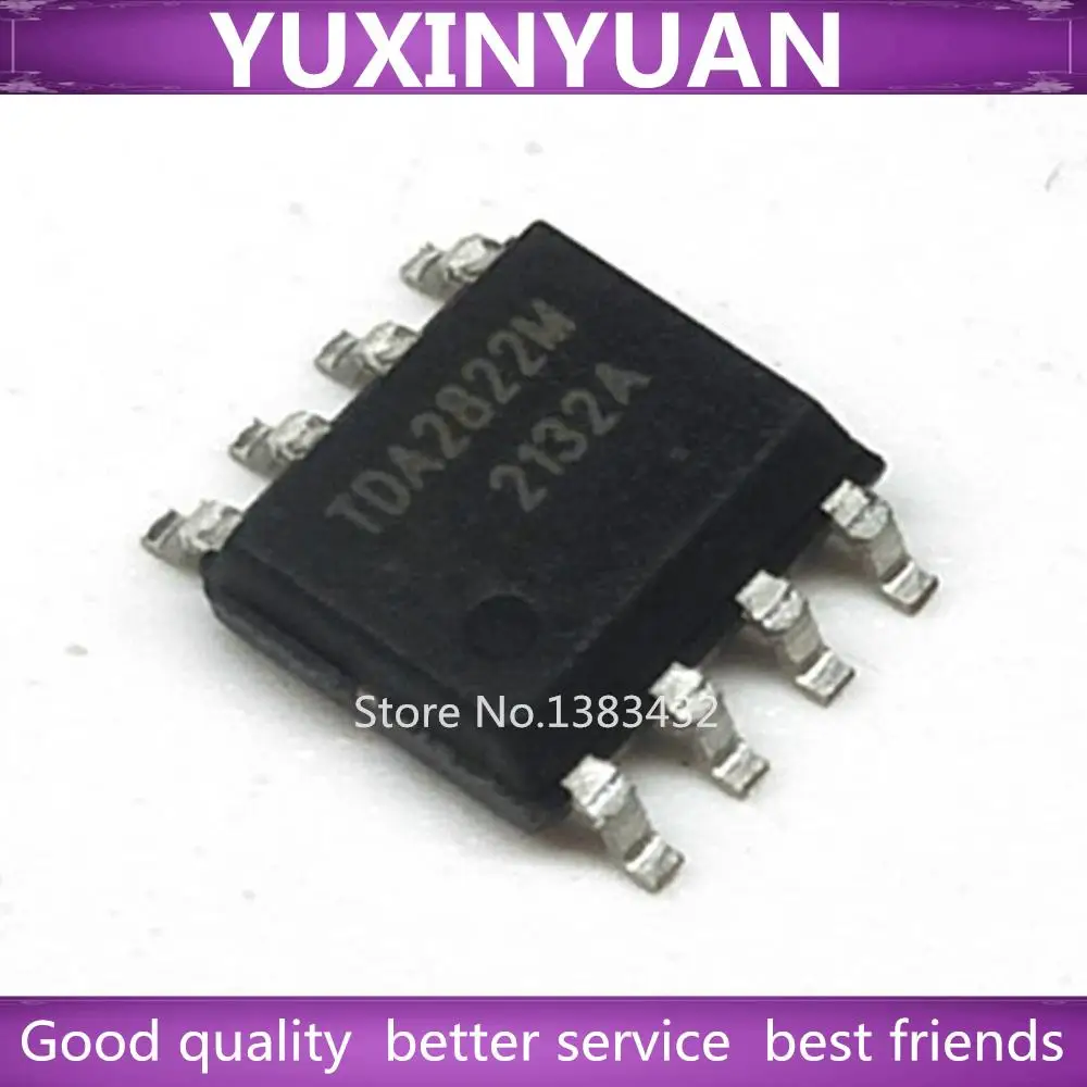 10 шт./лот TDA2822M SOP8 TDA2822 SOP SMD 2282 M SOP8 IC nuevo y original