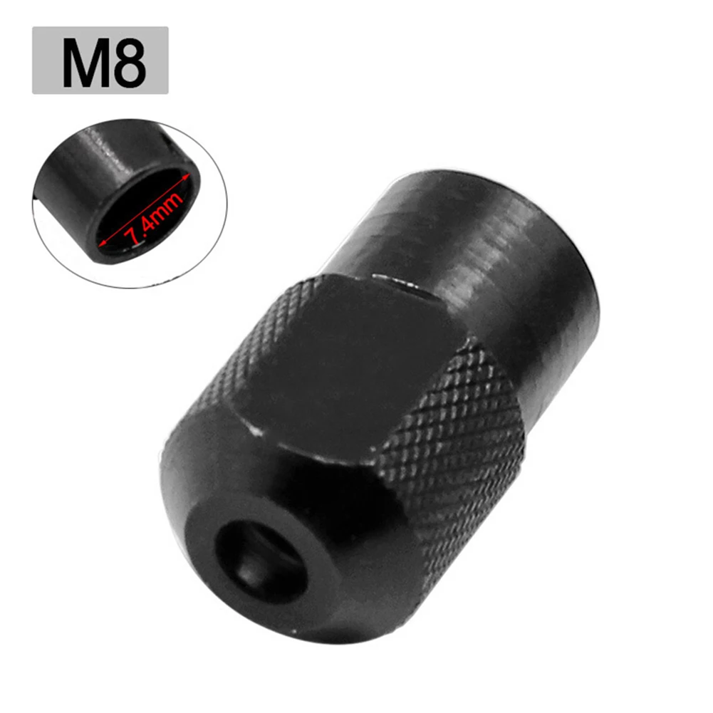 

3*Chuck Nut+1*Wrench Mini Drill Chuck M8*0.75mm Chuck Nut Rotary Tool Accessories + Wrench For Most Rotary Zinc Alloy Tools✅