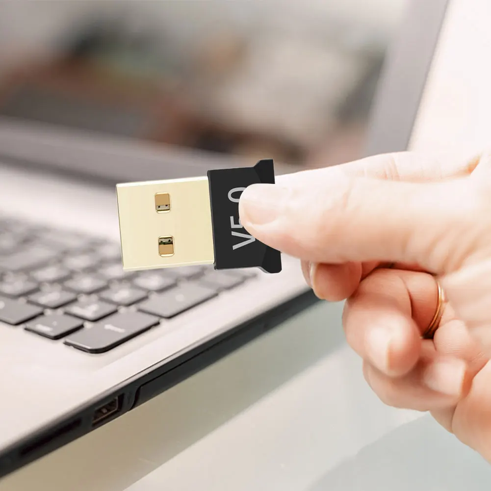 Bluetooth-совместимый адаптер 5.0 Портативный беспроводной USB-адаптер Мини передатчик