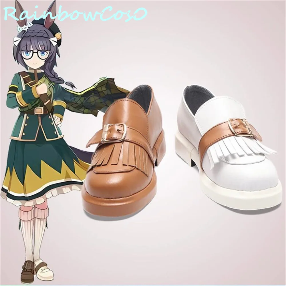 

Zenno robroy Umamusume симпатичные туфли дерби для косплея сапоги игры аниме Хэллоуин Рождество RainbowCos0 W3463