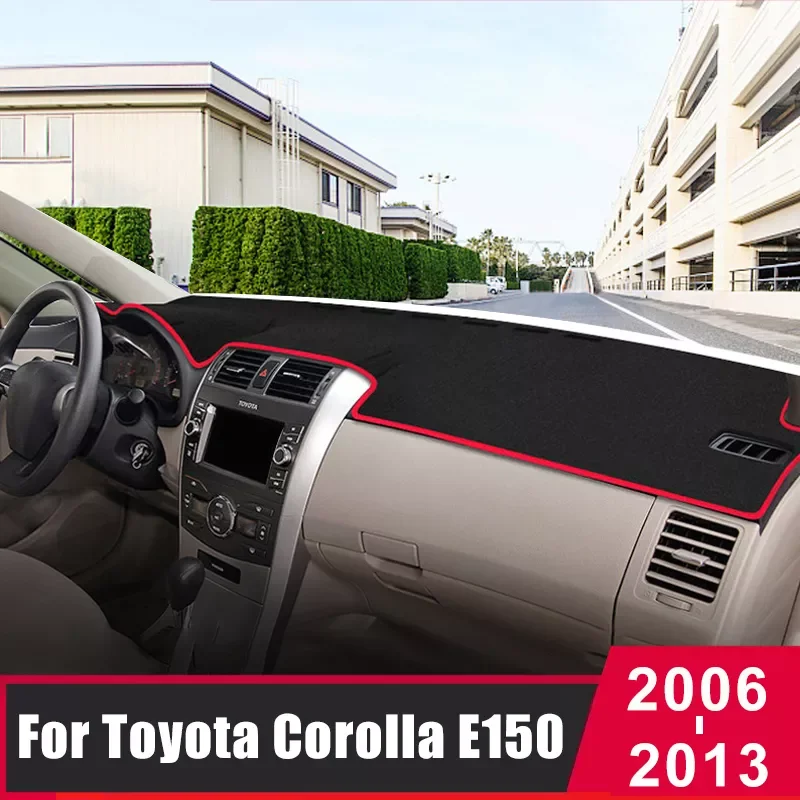 

AUTO PARTS For Toyota Corolla E180 E150 2006-2017 2018 Car Dashboard Cover Mat Sun Shade Pad Instrument Panel Carpets Protector