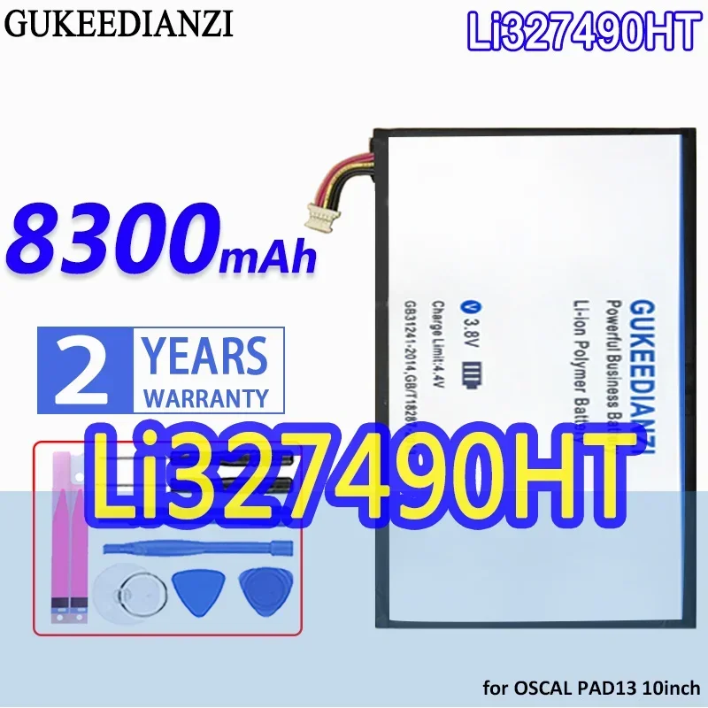 Аккумулятор GUKEEDIANZI большой емкости Li 327490 HT 8300 мАч для OSCAL PAD13 Pad 13 10 дюймов