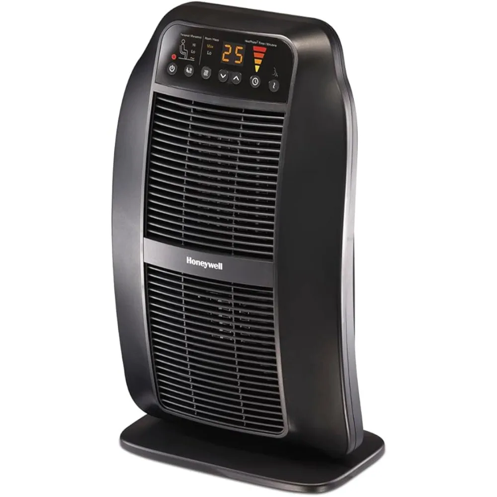 

Керамический нагреватель Honeywell HeatGenius, черный-простой в использовании нагреватель с многонаправленным нагревом