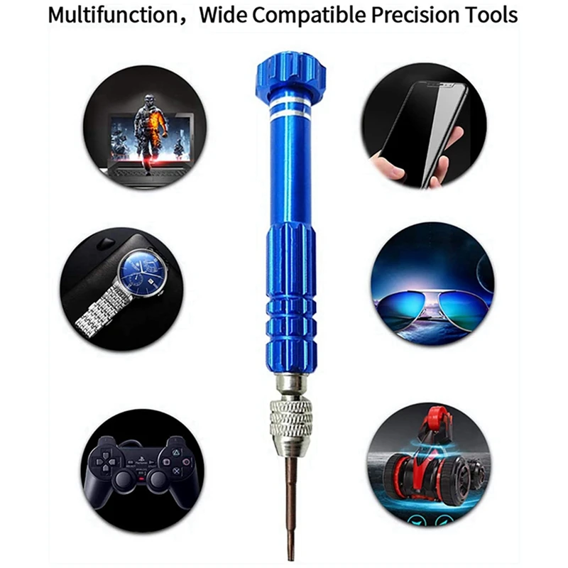 GTBL 3X Магнитный набор крошечных отверток 6 в 1 маленьких Идеальные мини-винты для