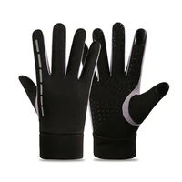 winter men women gloves windproof waterproof non slip warm cycling gloves reflective at night riding motorcycle ski bike gloves