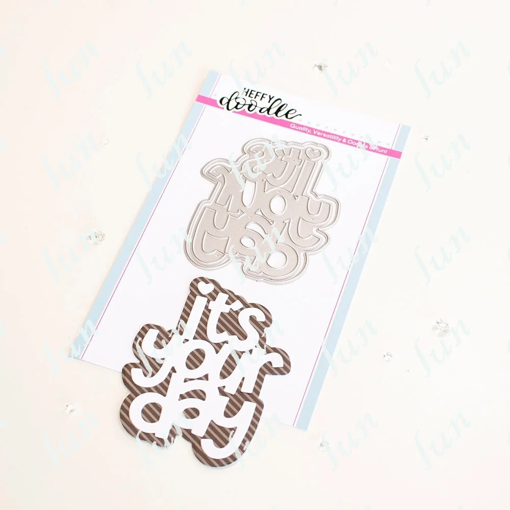

It's Your Day Jumbo Sentiment 2022 New Paper Craft Metal Cutting Dies Mold Diy Scrapbook Cut Die Knife Mould Blade Punch Stencil