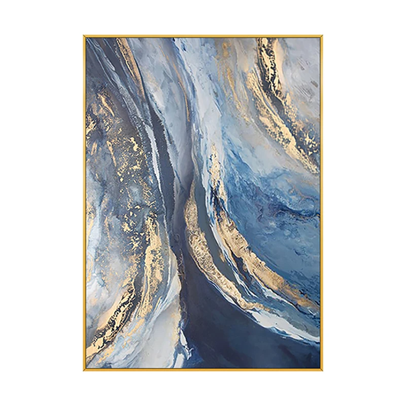 

Hand-painted oil painting abstract porch decoration light luxury corridor corridor hanging customized large floor painting