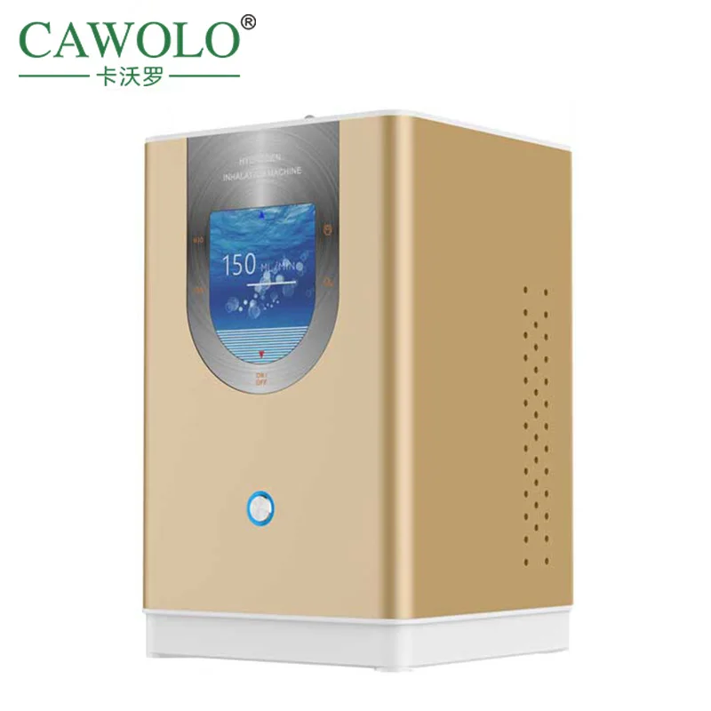 

Cawolo Factory Price 150ML/MIN H2 Breathing SPE PEM Hydrogen Gas Inhaler Generator Hydrogen Inhalation Machine