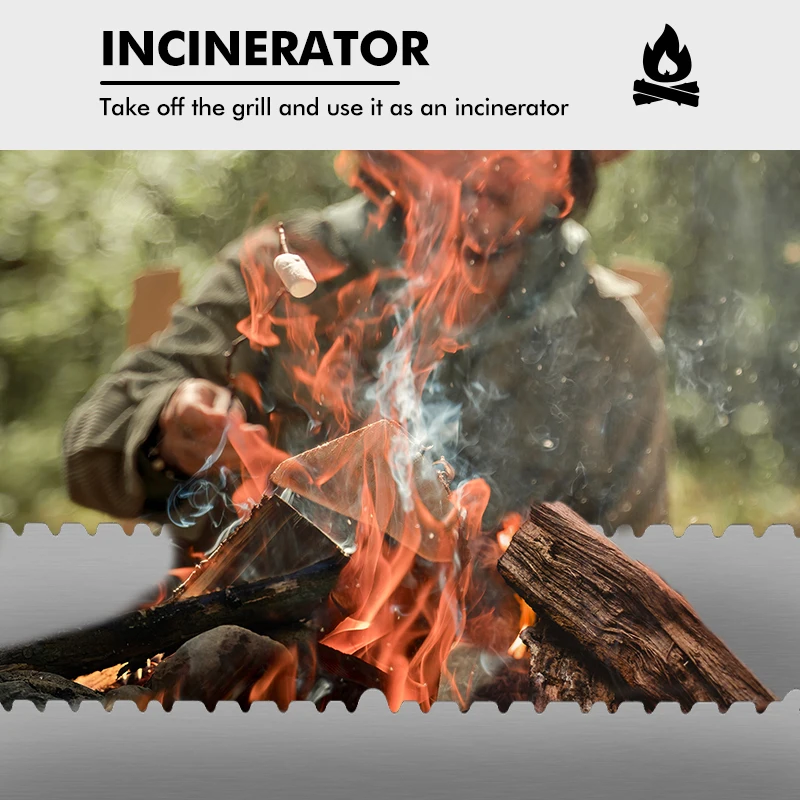 Портативная дровяная плита KingGear